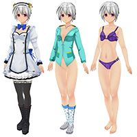 可爱和性感服装套装