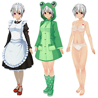 女仆和可爱的服装套装