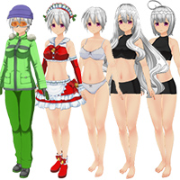 3D定制女仆 2百变套装 5