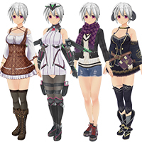 3D定制女仆2调情的购物约会服装套装 Vol.1