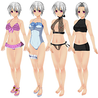 3D定制女仆2百变服装包 3