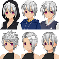 男孩发型和服装套装