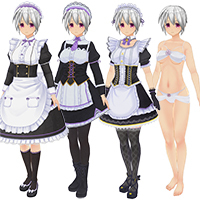 怀旧女仆装套装
