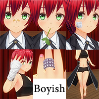 仆娘淘气配件套装『男孩气』