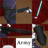 秘书女仆武装配件套装『陆军』