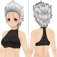 摆动背头发型套