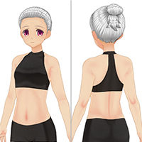 大背头发型套装