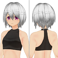 侧面长波波头发型套装