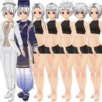 正式礼服和狩衣服装套装