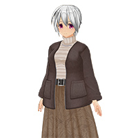 毛茸茸外套套装