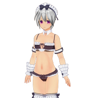 性感的褶边女仆装