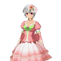 华丽花朵服装套装