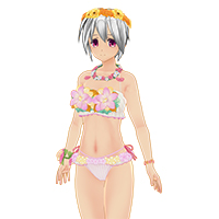 优雅花朵比基尼套装