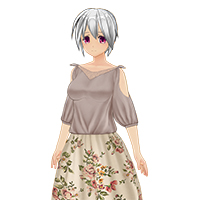 露肩丝带针织套装