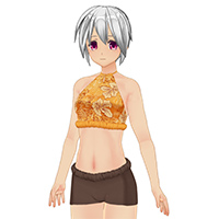 露背比基尼和游泳短裤