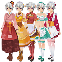 欢迎来到咖啡馆服装套装