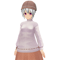 迷你裙和针织上衣套装