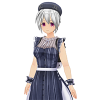 无袖水手连衣裙套装