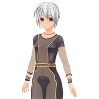 中心透视连衣裙套装