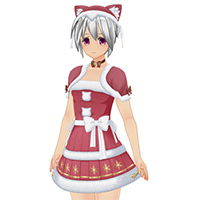 小猫圣诞老人套装