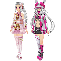 清新的春季服装套装