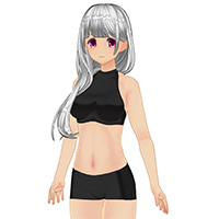 触肩松软飘逸侧边发型套装