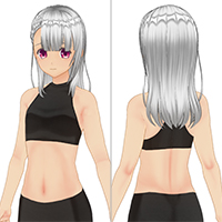 迷你法式辫子发型套装