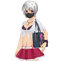 竭尽全力的辣妹制服套装