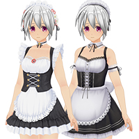 可爱甜心女仆制服套装
