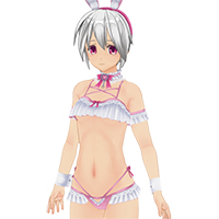 可爱兔子泳装套装