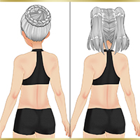 Various hair parts 12