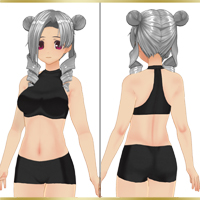 Various hair parts 13