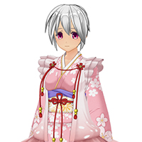 樱花晴朗飘动服装套装